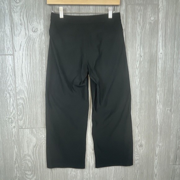 LUCY Everyday Collection Black Cropped Wide Loose Leggings Womens Sz XS X-Small - Picture 5 of 8